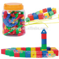 2016 De plástico de rosca juguete de cuentas para niños
